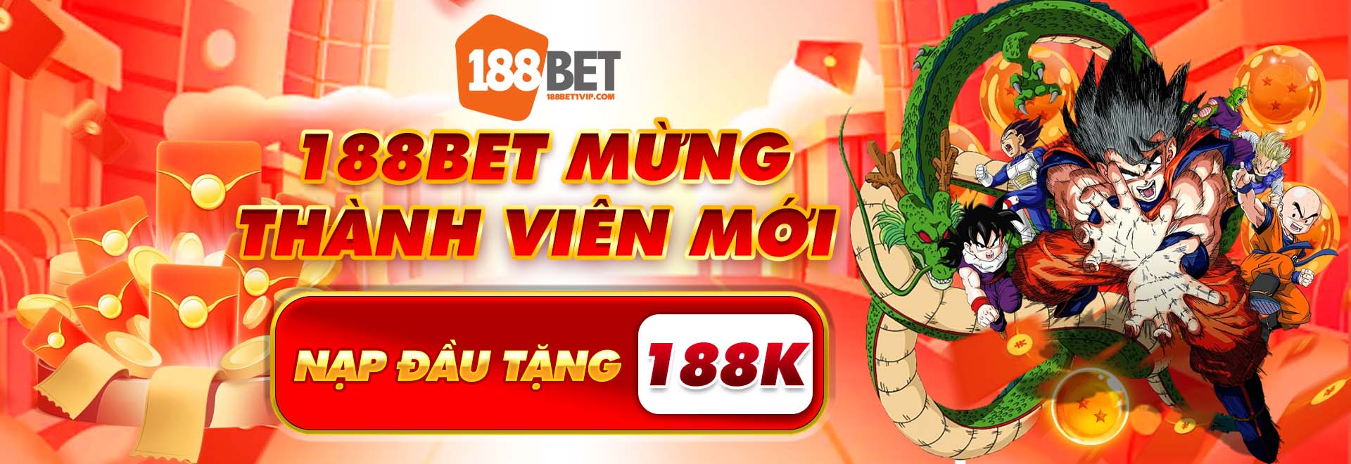 188bet chào mừng thành viên mới nạp đầu tặng 188k