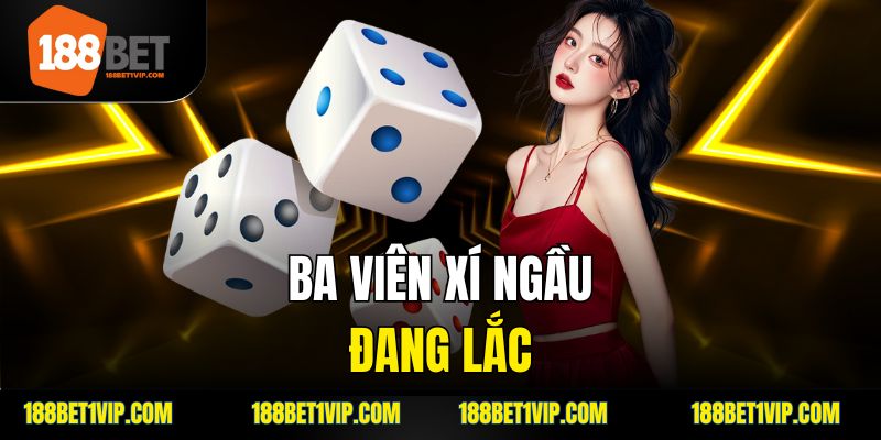 ba viên xí ngầu đang lắc