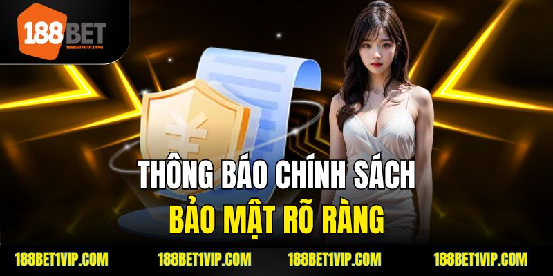 Chính sách bảo mật 188bet thu thập thông tin gì