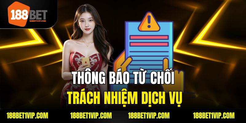 Tuyên bố miễn trách trên nền tảng số và internet.